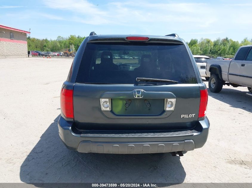 2004 Honda Pilot Ex-L VIN: 2HKYF185X4H603036 Lot: 39473599