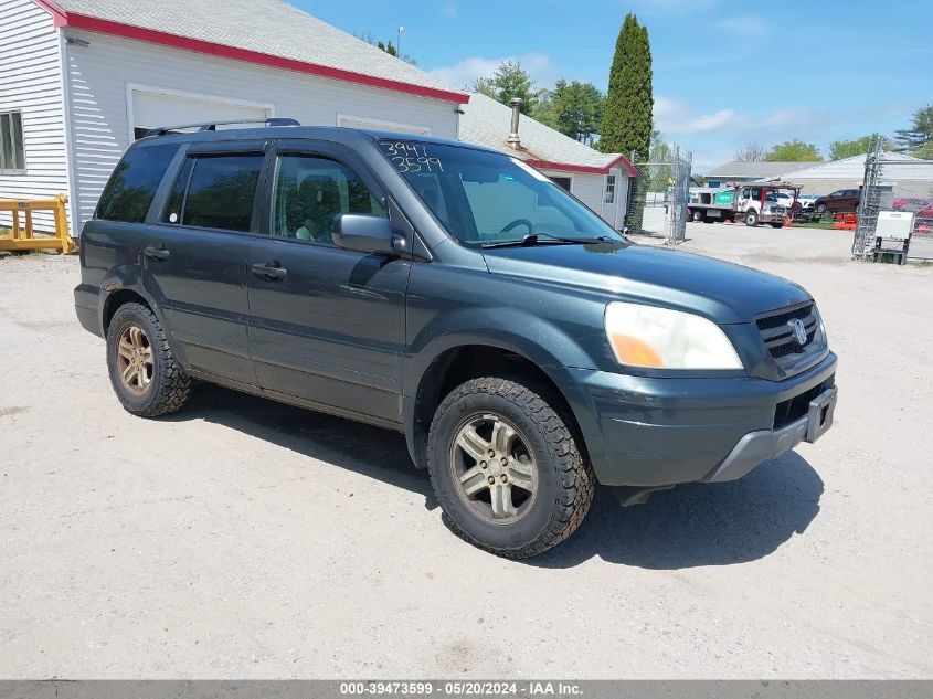 2004 Honda Pilot Ex-L VIN: 2HKYF185X4H603036 Lot: 39473599