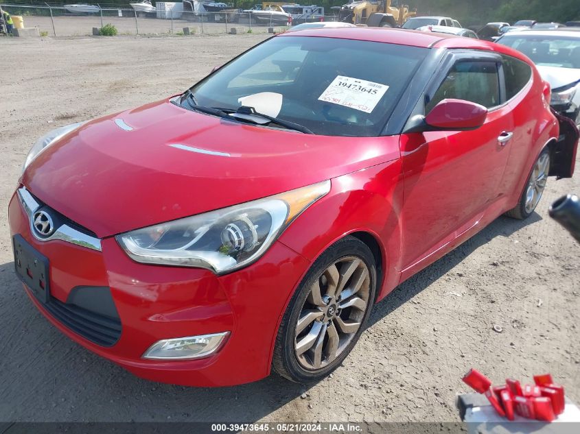 2015 Hyundai Veloster Re:flex VIN: KMHTC6AD0FU219420 Lot: 39473645