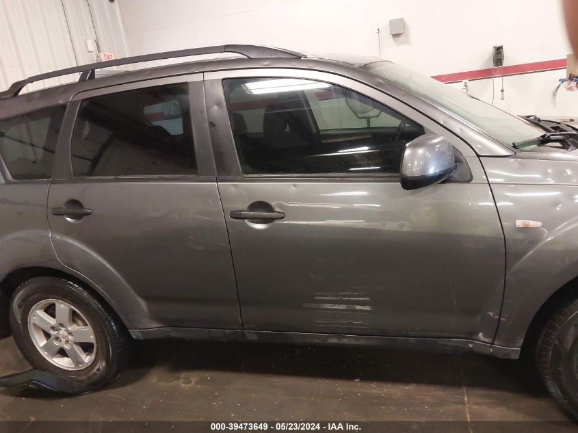 2007 Mitsubishi Outlander Ls VIN: JA4MT31X17U009471 Lot: 39473649