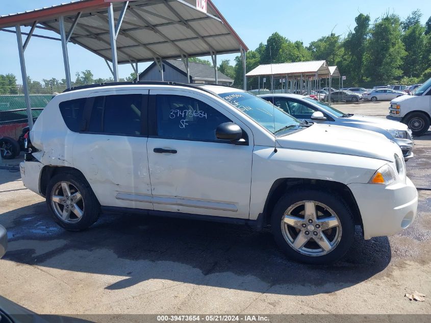 2008 Jeep Compass Limited VIN: 1J8FT57W88D663919 Lot: 39473654