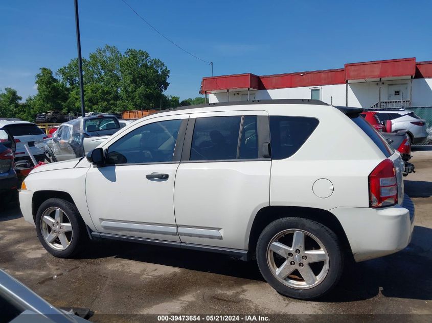 2008 Jeep Compass Limited VIN: 1J8FT57W88D663919 Lot: 39473654