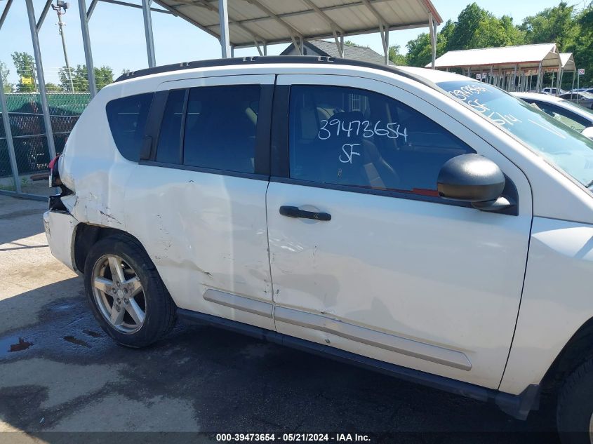 2008 Jeep Compass Limited VIN: 1J8FT57W88D663919 Lot: 39473654