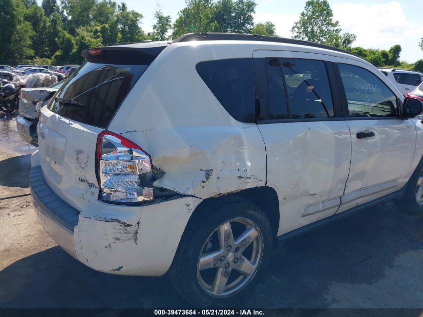 2008 Jeep Compass Limited VIN: 1J8FT57W88D663919 Lot: 39473654