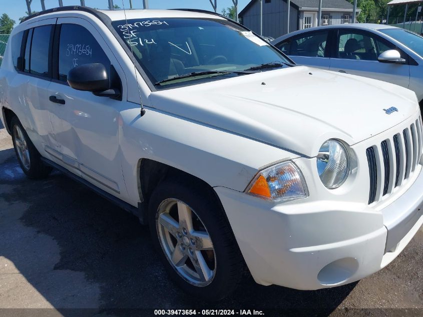 2008 Jeep Compass Limited VIN: 1J8FT57W88D663919 Lot: 39473654