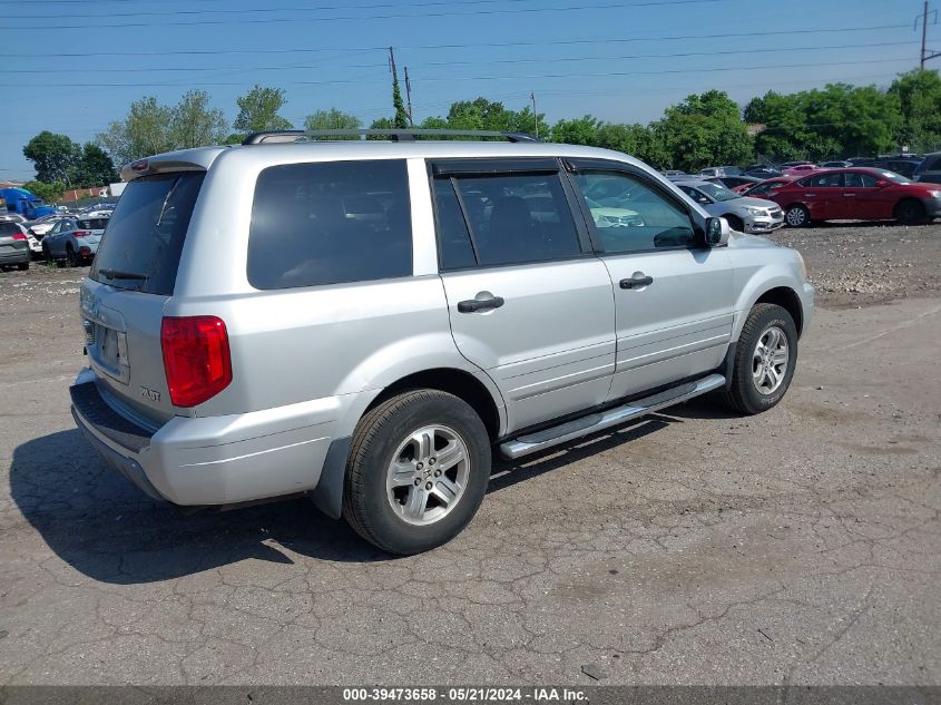 2005 Honda Pilot Ex-L VIN: 2HKYF18765H563640 Lot: 39473658