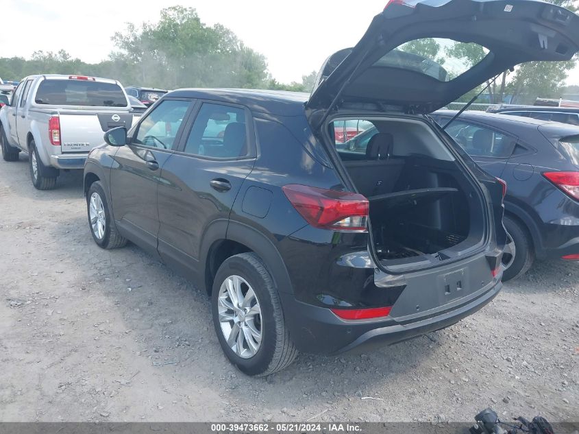 2022 Chevrolet Trailblazer Fwd Ls VIN: KL79MMS29NB006907 Lot: 39473662