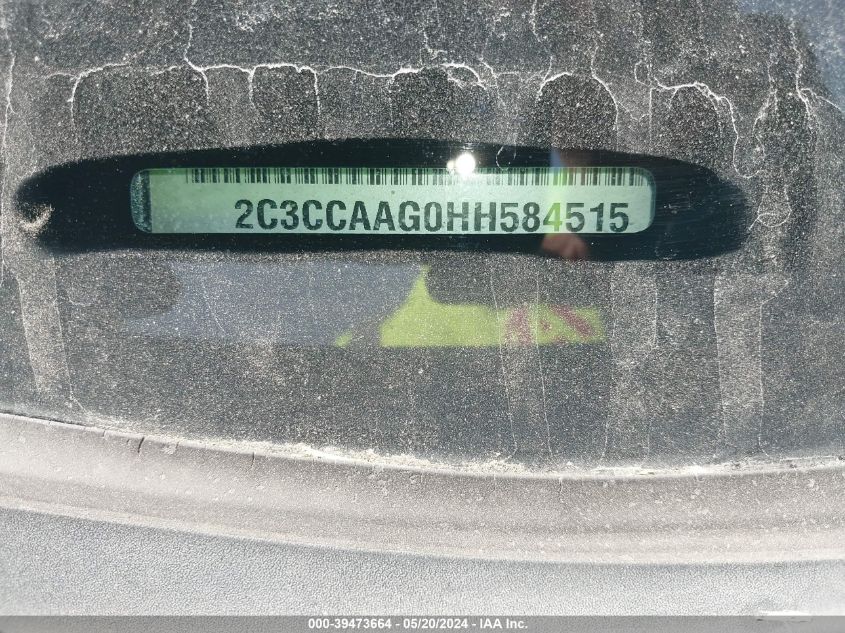 2017 Chrysler 300 Limited VIN: 2C3CCAAG0HH584515 Lot: 39473664