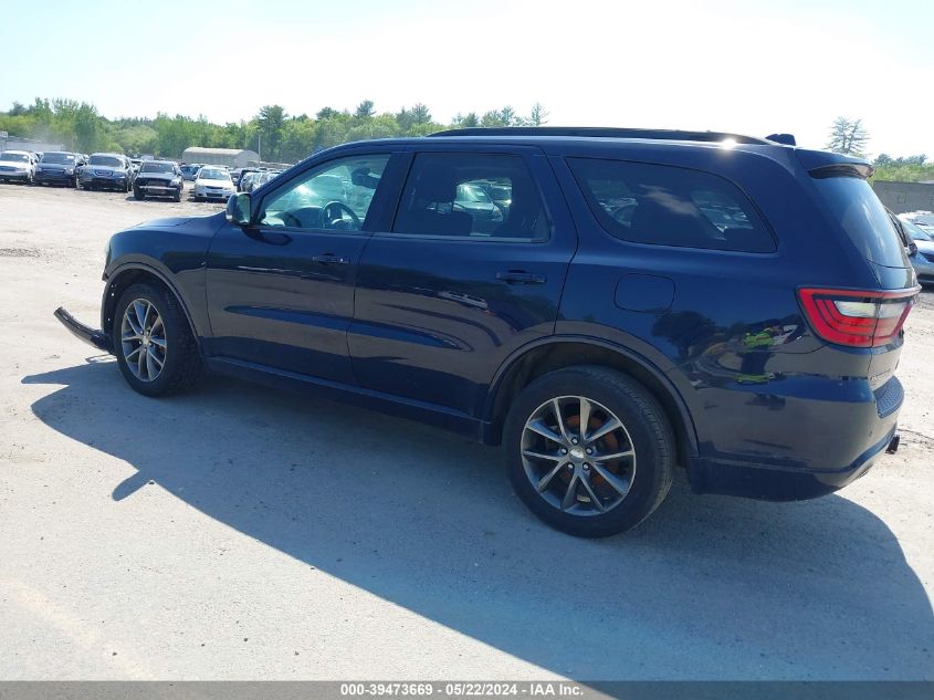 2017 Dodge Durango Gt Awd VIN: 1C4RDJDG0HC732874 Lot: 39473669