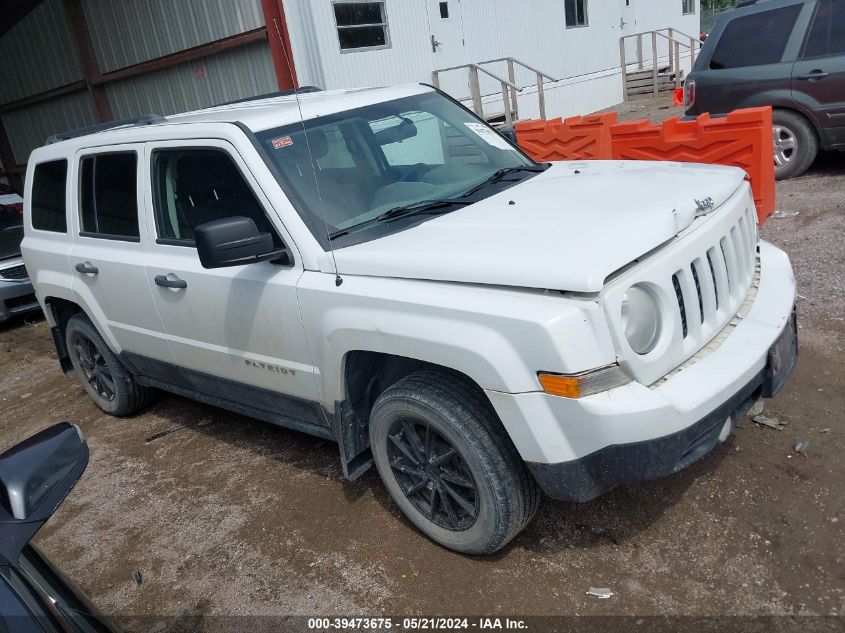 2013 Jeep Patriot Sport VIN: 1C4NJRBB9DD129262 Lot: 39473675