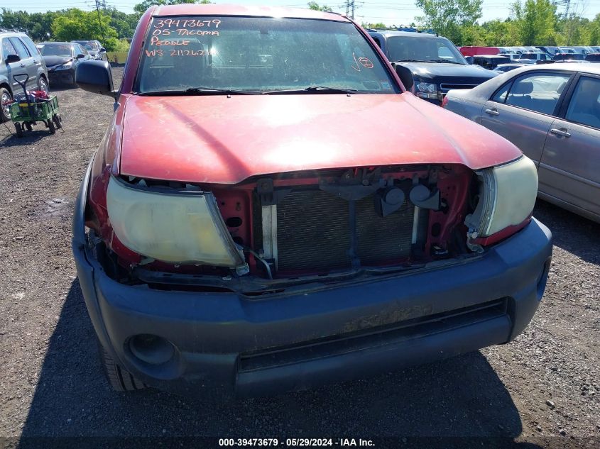2005 Toyota Tacoma VIN: 5TEUX42N75Z082460 Lot: 39473679