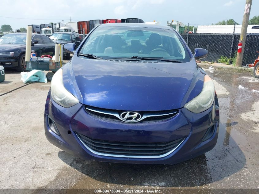 2013 Hyundai Elantra Gls VIN: 5NPDH4AE0DH291491 Lot: 39473694