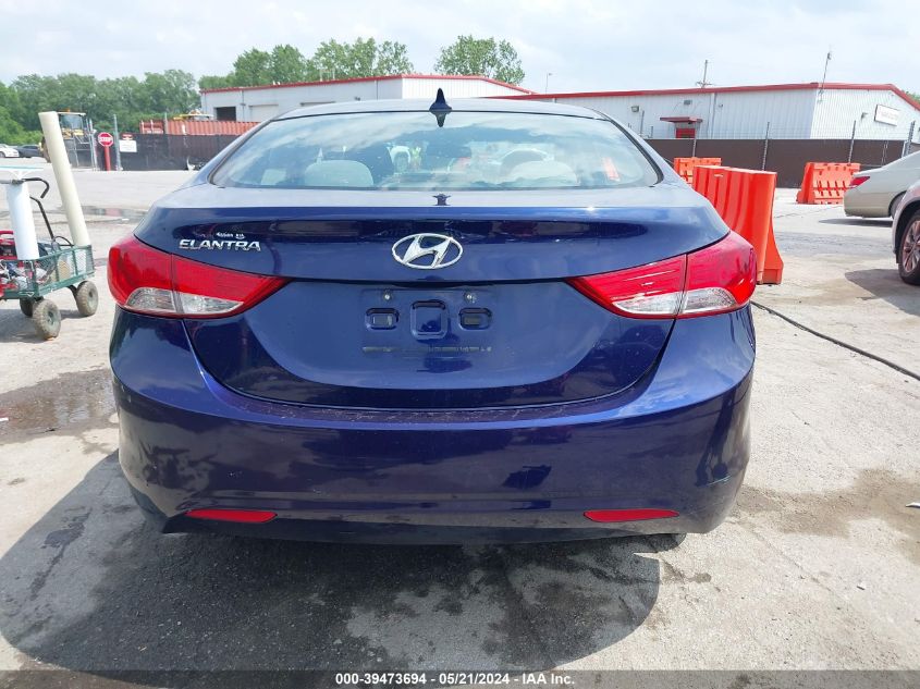 2013 Hyundai Elantra Gls VIN: 5NPDH4AE0DH291491 Lot: 39473694