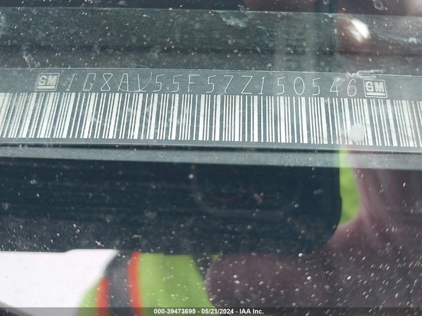 2007 Saturn Ion Level 3 VIN: 1G8AL55F57Z150546 Lot: 39473695