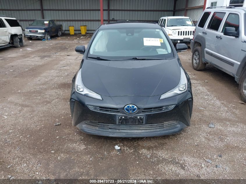 2021 Toyota Prius Le VIN: JTDKAMFU4M3140550 Lot: 39473723