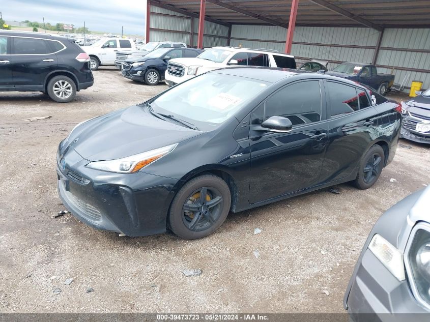 2021 Toyota Prius Le VIN: JTDKAMFU4M3140550 Lot: 39473723