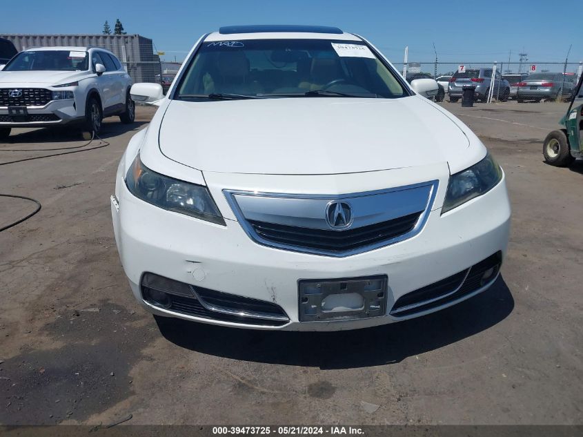 2012 Acura Tl 3.5 VIN: 19UUA8F54CA022633 Lot: 39473725