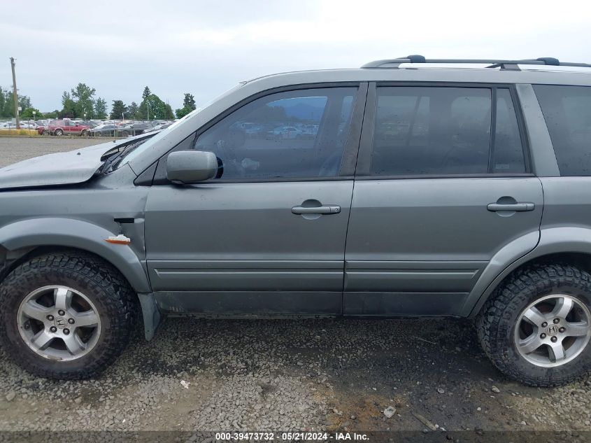 2007 Honda Pilot Ex-L VIN: 5FNYF287X7B010545 Lot: 39473732