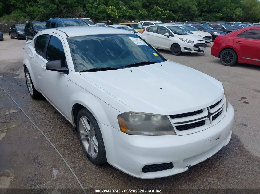 2014 Dodge Avenger Se VIN: 1C3CDZAB3EN188663 Lot: 39473743