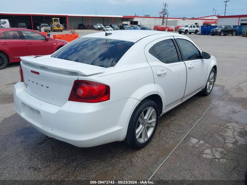 2014 Dodge Avenger Se VIN: 1C3CDZAB3EN188663 Lot: 39473743