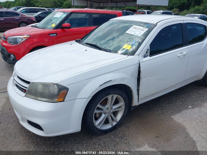 2014 Dodge Avenger Se VIN: 1C3CDZAB3EN188663 Lot: 39473743