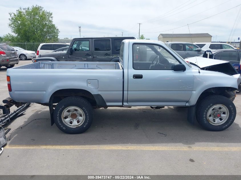 1991 Toyota Pickup 1/2 Ton Sht Wheelbase Dlx VIN: JT4RN01PXM0013073 Lot: 39473747