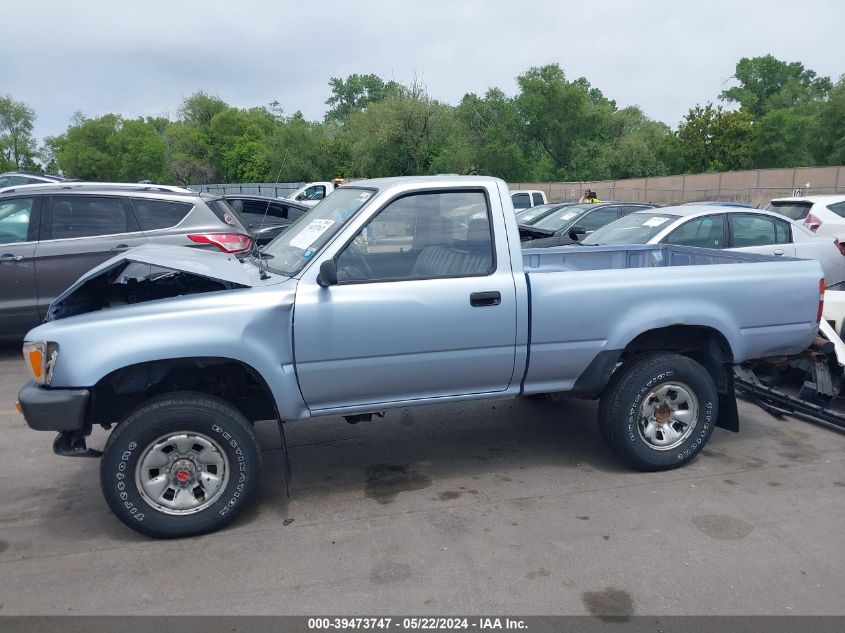 1991 Toyota Pickup 1/2 Ton Sht Wheelbase Dlx VIN: JT4RN01PXM0013073 Lot: 39473747