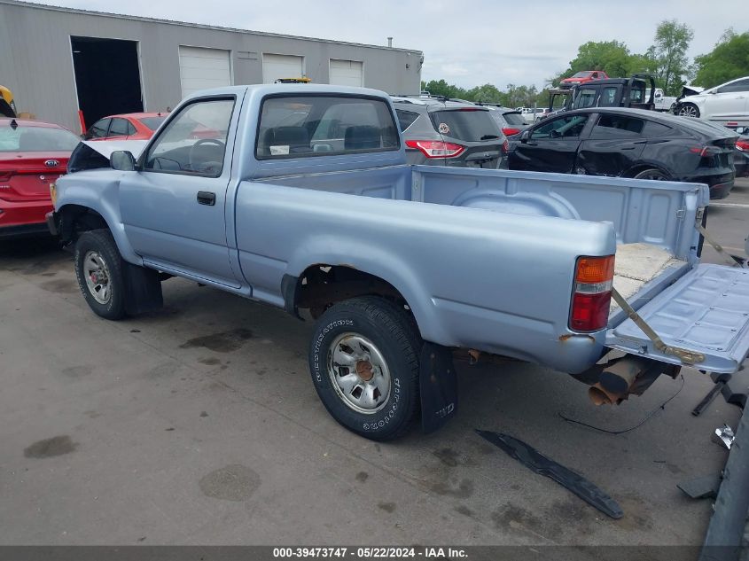 1991 Toyota Pickup 1/2 Ton Sht Wheelbase Dlx VIN: JT4RN01PXM0013073 Lot: 39473747