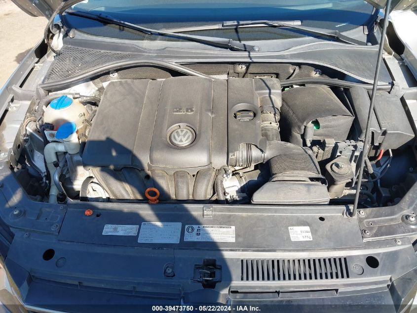 2012 Volkswagen Passat 2.5L Se VIN: 1VWBP7A31CC028797 Lot: 39473750