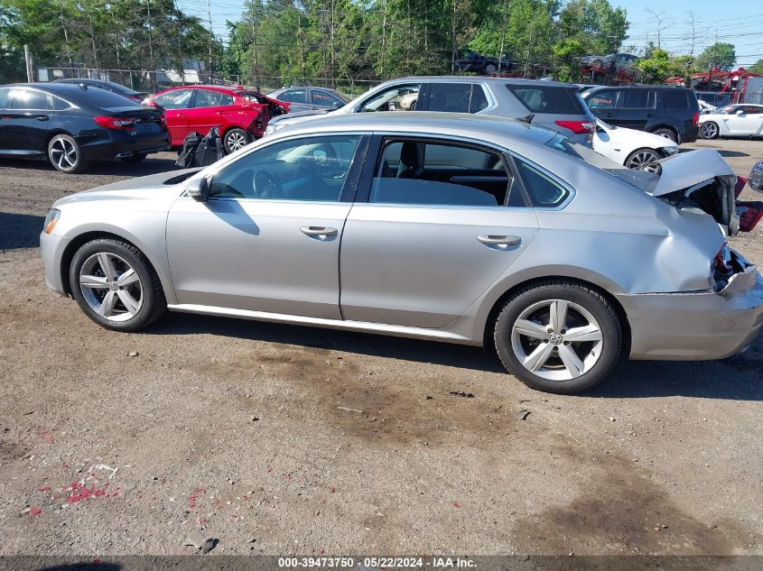 2012 Volkswagen Passat 2.5L Se VIN: 1VWBP7A31CC028797 Lot: 39473750