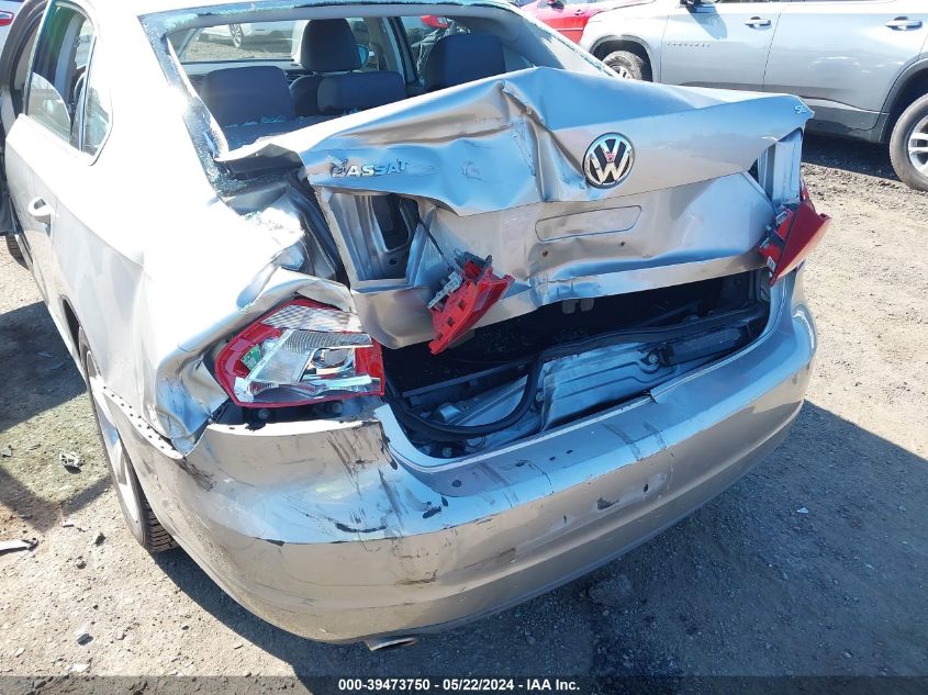 2012 Volkswagen Passat 2.5L Se VIN: 1VWBP7A31CC028797 Lot: 39473750