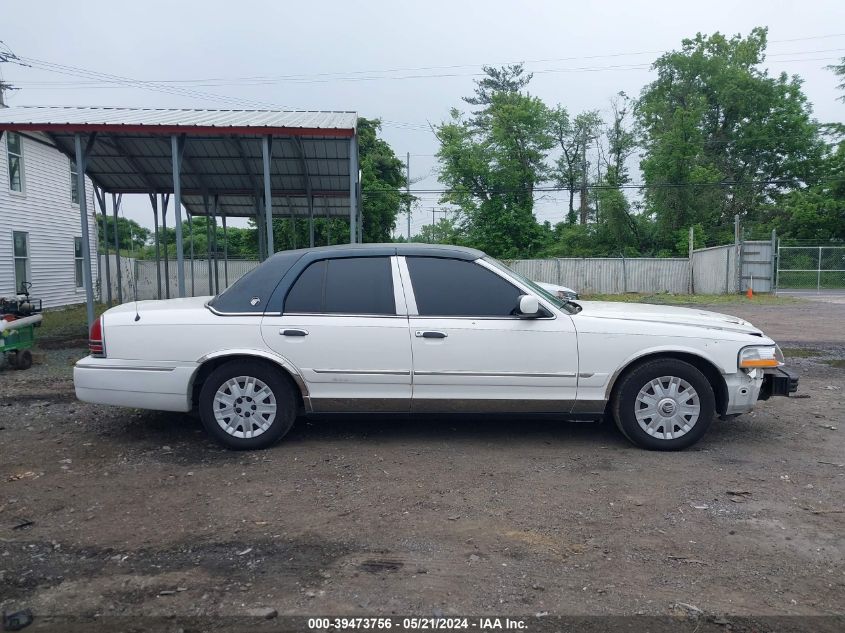 2005 Mercury Grand Marquis Gs VIN: 2MEFM74W05X604838 Lot: 39473756