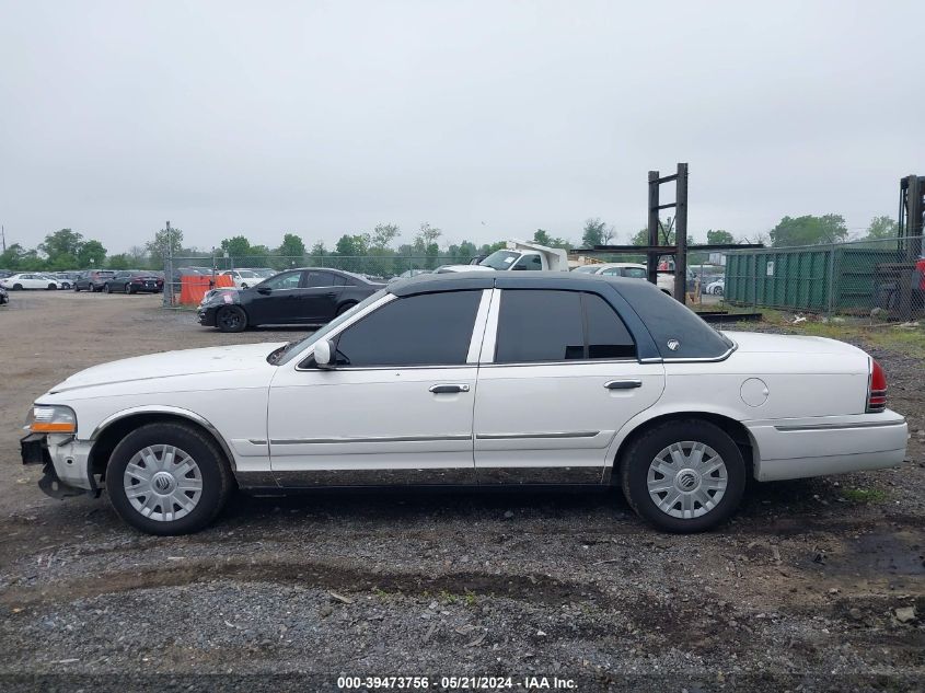 2005 Mercury Grand Marquis Gs VIN: 2MEFM74W05X604838 Lot: 39473756