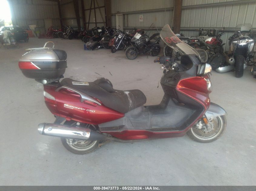 2008 Suzuki An650 A VIN: JS1CP51B482100974 Lot: 39473773