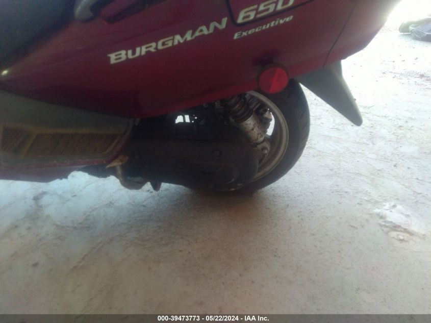 2008 Suzuki An650 A VIN: JS1CP51B482100974 Lot: 39473773