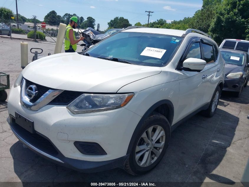 2014 Nissan Rogue Sv VIN: 5N1AT2MK2EC843282 Lot: 39473805