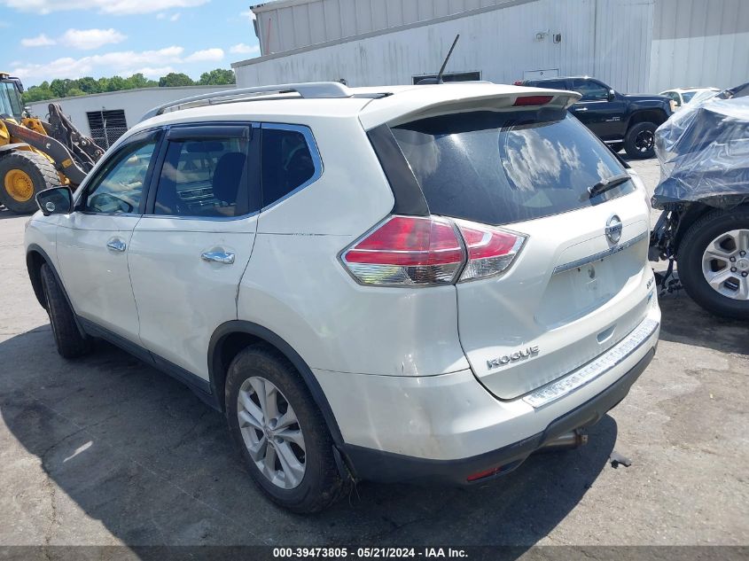 2014 Nissan Rogue Sv VIN: 5N1AT2MK2EC843282 Lot: 39473805