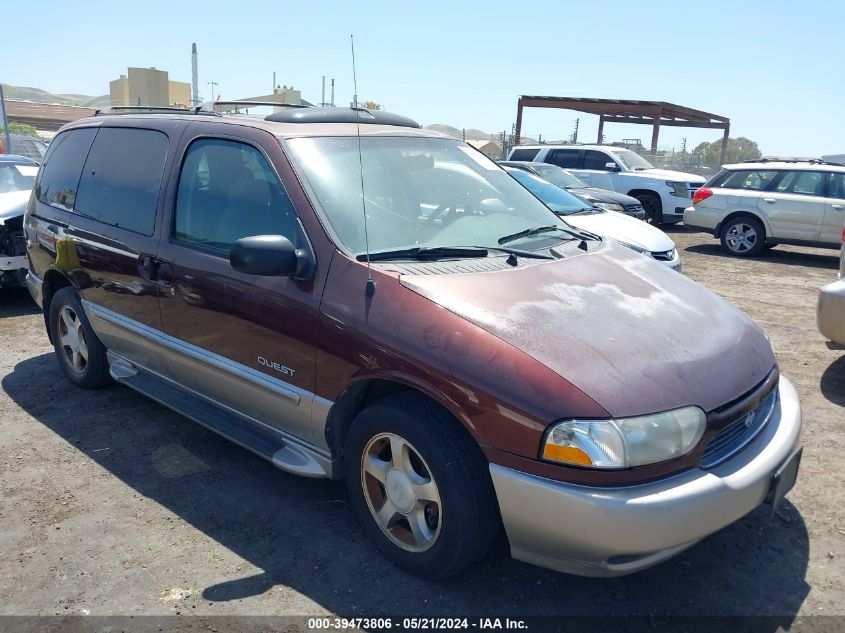 2000 Nissan Quest Gle/Gxe/Se-Cloth/Se-Leather VIN: 4N2XN11T4YD837088 Lot: 39473806