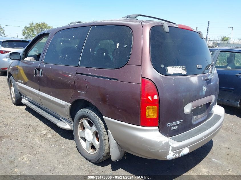 2000 Nissan Quest Gle/Gxe/Se-Cloth/Se-Leather VIN: 4N2XN11T4YD837088 Lot: 39473806