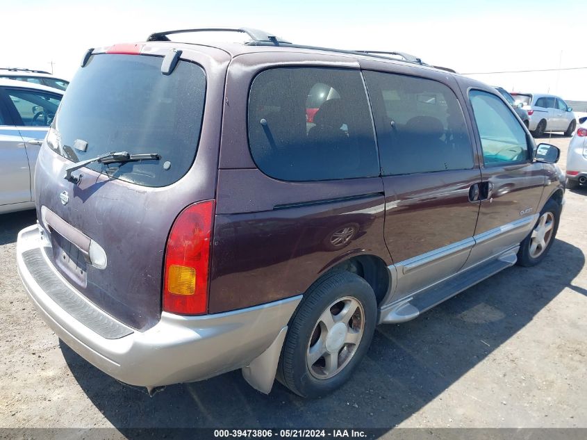 2000 Nissan Quest Gle/Gxe/Se-Cloth/Se-Leather VIN: 4N2XN11T4YD837088 Lot: 39473806