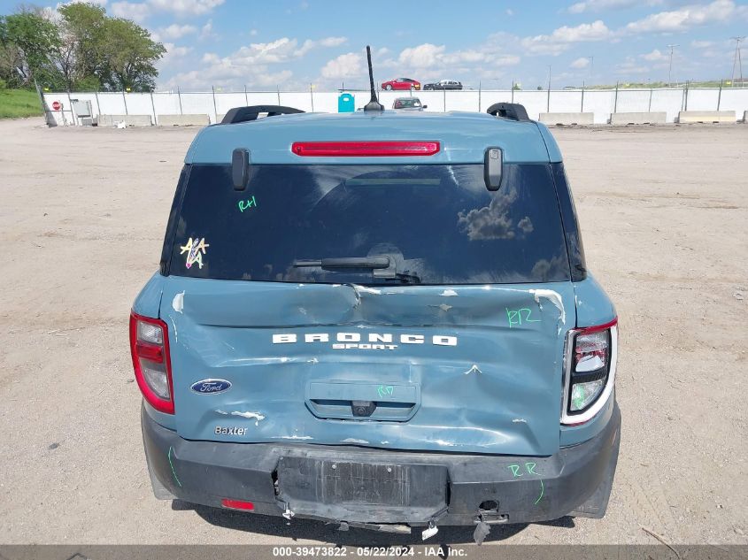 2021 Ford Bronco Sport Big Bend VIN: 3FMCR9B6XMRA17463 Lot: 39473822