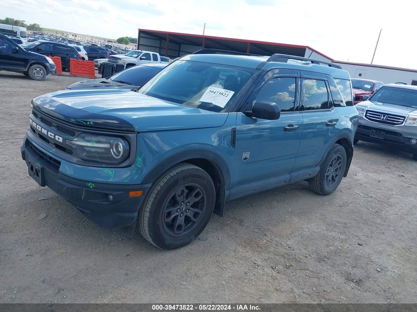 2021 Ford Bronco Sport Big Bend VIN: 3FMCR9B6XMRA17463 Lot: 39473822