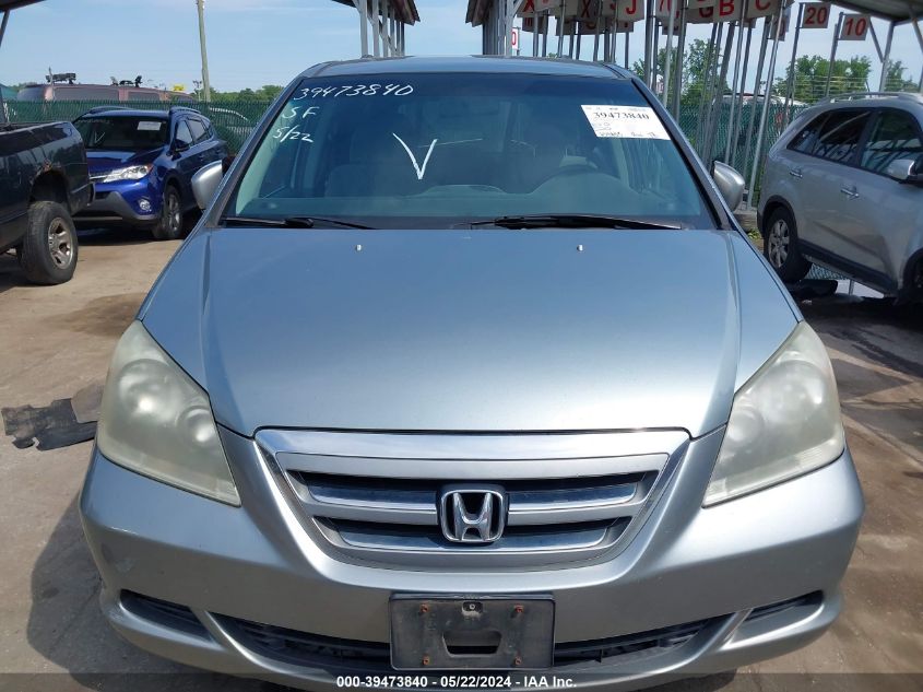 2006 Honda Odyssey Ex VIN: 5FNRL384X6B105906 Lot: 39473840