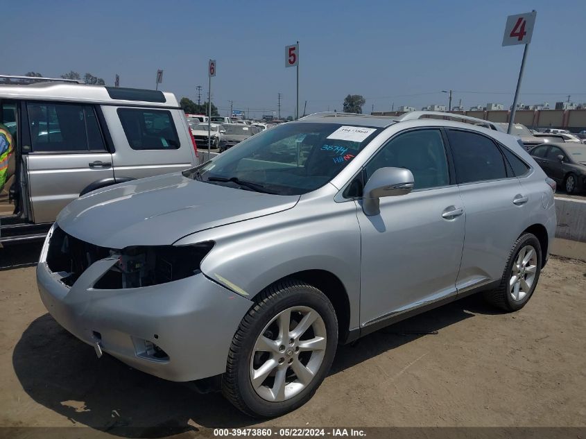 2010 Lexus Rx 350 VIN: 2T2ZK1BA6AC027459 Lot: 39473860