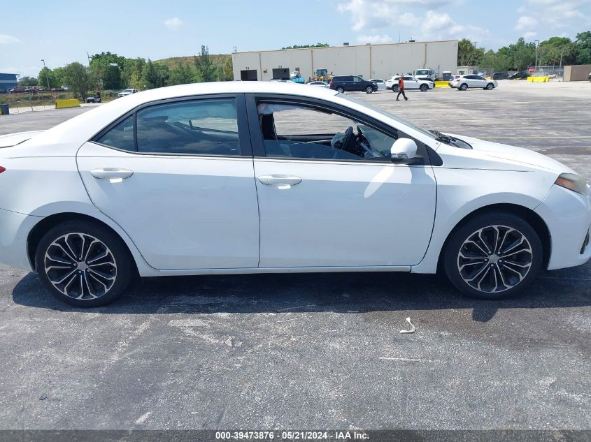 2015 Toyota Corolla S Plus VIN: 5YFBURHE7FP275641 Lot: 39473876