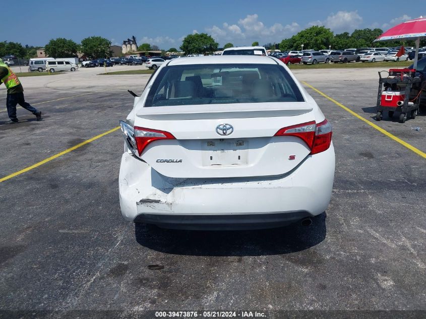 2015 Toyota Corolla S Plus VIN: 5YFBURHE7FP275641 Lot: 39473876