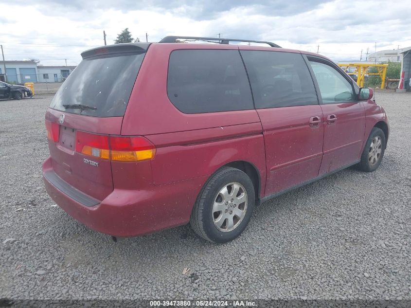 2004 Honda Odyssey Ex-L VIN: 5FNRL18724B002443 Lot: 39473880