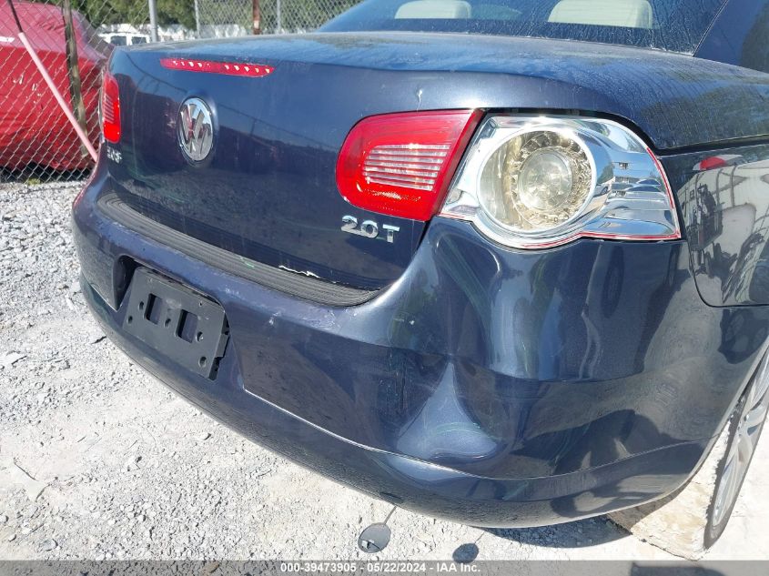 2011 Volkswagen Eos Komfort VIN: WVWBW7AH6BV004404 Lot: 39473905