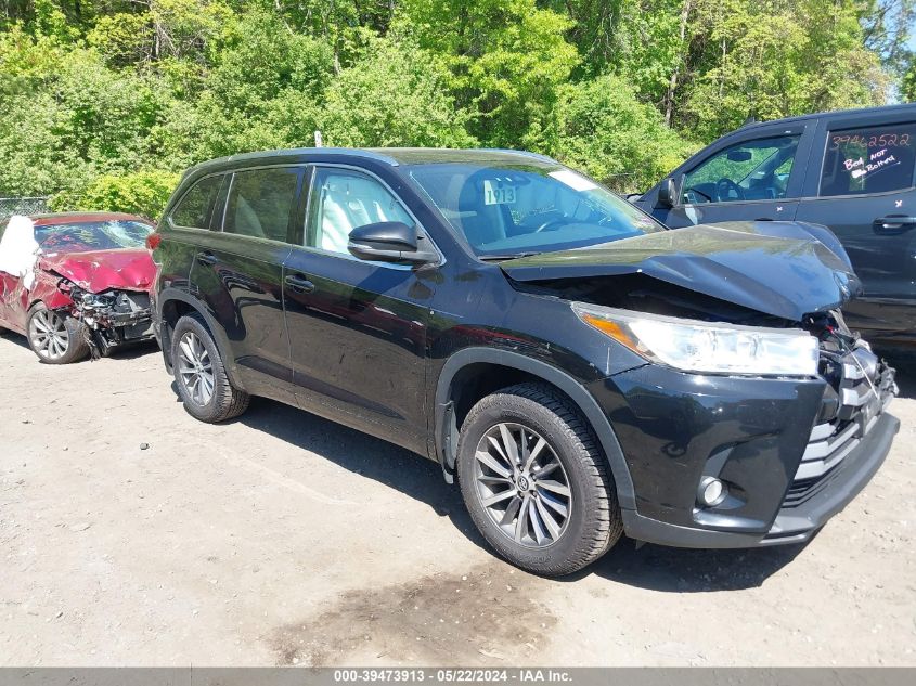 2017 Toyota Highlander Xle VIN: 5TDJZRFH2HS433520 Lot: 39473913