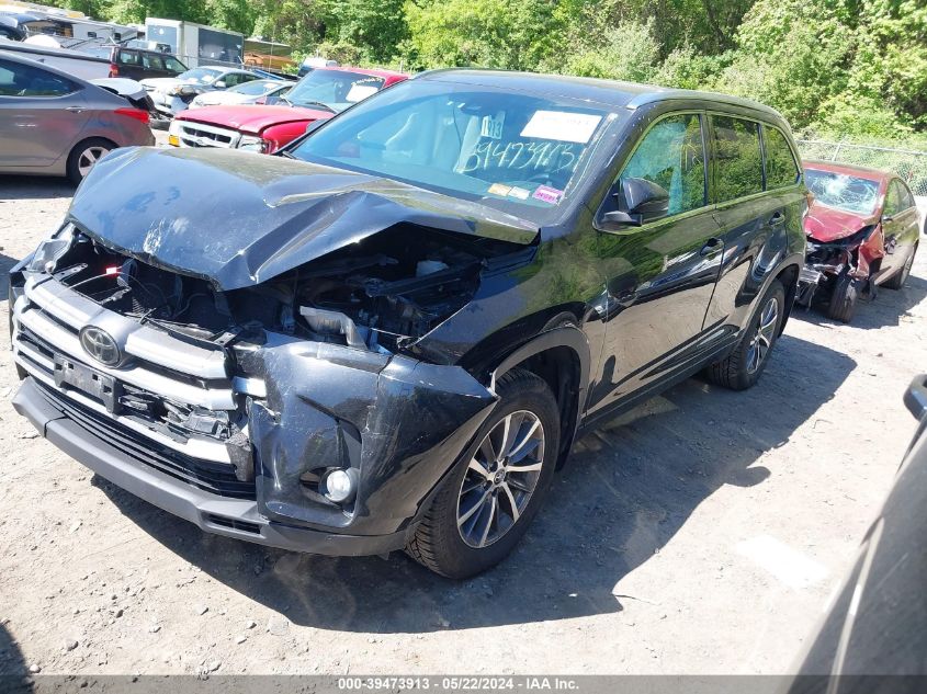 2017 Toyota Highlander Xle VIN: 5TDJZRFH2HS433520 Lot: 39473913